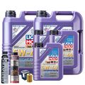 Motoröl 5W40 LIQUI MOLY High Tech 13L+BOSCH Ölfilter +Ölschlammspülung +Cera Tec