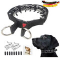 Hundehalsband Verstellbarer Training Zacken-Pinch-Kette -Nylon Mit Stahl