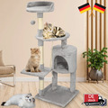 Kratzbaum Katzenbaum für Katzen 122 cm XL Katzenkratzbaum Kletterbaum Spielbaum