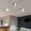 LED Decken Spot Chrom Strahler beweglich Lampe Wohn Zimmer Leuchte Big.Light