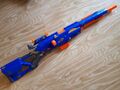 Nerf Longstrike CS-6 vollständig mit Visier, 6er Magazin und 6 Darts 