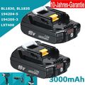 2X Lithium Ersatzakku Für Makita BL1860 3,0 18V LXT Li-ion BL1850 BL1840 BL1830