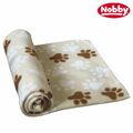 Nobby Fleecedecke grau/schwarz/beige/braun - Hundedecke Kuscheldecke Schutzdecke