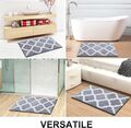 Badematte Weichschaummatte Bad Dusche Vorleger Teppich Antirutsch WC Badläufer