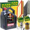 MANN INSPEKTIONSPAKET+5L MOTUL EFE 5W-30 ÖL passend für OPEL ASTRA G FÜR BEHR