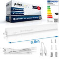 LED Unterbauleuchte 8W 60cm 4000K Küchen Schrank Lampe Lichtleiste Beleuchtung