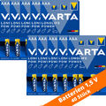 40 x Varta Longlife Power Batterien AAA Micro LR03 4903 1,5V ex High Energy LR3