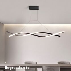 Lampe LED Pendelleuchte Deckenlampen Esstisch Höhenverstellbar Stufenlos Dimmbar