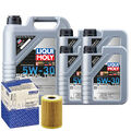 Motoröl 5W30 LIQUI MOLY Leichtlauf Special Tec 9L+MAHLE Ölfilter