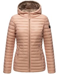 Marikoo Damen Jacke Frühling Steppjacke Übergangsjacke gesteppt Kapuze Asraa Neu