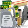 MANN FILTER INSPEKTIONSPAKET+5L VW ORIGINAL 0W30 MOTORÖL für AUDI A3 VW GOLF 5 6