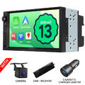 DAB+Android 13 UA13 7" IPS Doppel 2DIN Autoradio GPS Navi Navigation CarPlay RDS