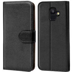 Schutz Hülle Für Samsung Galaxy A6 Handy Klapp Schutz Tasche Book Slim Flip Case