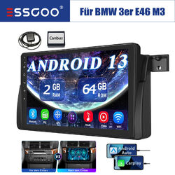 Für BMW 3er E46 M3 Rover 75 MG ZT Autoradio Carplay Android13 GPS NAV RDS BT 64G