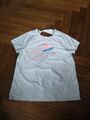 Mädchen Sport Top T-Shirt von Land's End Gr. L (146-152-158) mint Sternschnuppe