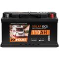 Solarbatterie 110Ah 12V EXAKT DCS Wohnmobil Versorgung Boot Solar Batterie 100Ah