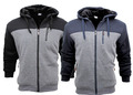 Kapuzenpullover Sweatjacke Hoodie Sweatshirt Zip Warm Gefüttert Herren M-8XL