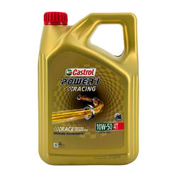 CASTROL Power 1 Racing 4T 10W-50 2-Rad Motorenöl API SN, JASO MA2, 4 Liter