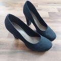 Pumps von TAMARIS Gr. 37 Schwarz Wildleder