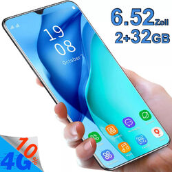 2024 Neu 6,5 Zoll Android Dual SIM Smartphone Ohne Vertrag 4G Handy 3+32GB 4Core