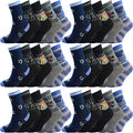 10 Paar Kinder Jungen Socken Gr. 24 25 26 27 28 29 30 31 32 33 34 35 36 37 38 39