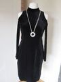 ESPRIT,Kleid,Gr.M,Samt/Stretch,Schwarz,Cut Shoulder,TOP!!!