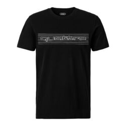 Audi quattro T-Shirt Herren schwarz Gr. S M L XL XXL XXXL