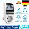 Zeitschaltuhr Steckdose Timer Digitale Zeitschalter Wochenzeitschaltuhr 3680W VE