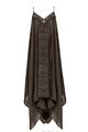 CCcollections Baumwolle Spitze vorne Boho MAXI SWING KLEID natürliche Materialien gefärbt