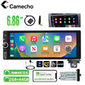 6.9" Android 12 2+64GB Carplay Autoradio 1 DIN GPS NAV Wifi Bluetooth RDS Kamera