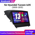 9" Android13 Autoradio GPS NAVI WIFI BT SWC DAB+ Für IX35 Tucson 2009-2015 1+32G