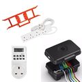 Outdoor Wasserdichte Box Elektro IP54 Steckschlüsselleuchten Power Lead Weihnachten Garten