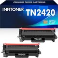 2er-Pack TN2420 Tonerkassette für Brother HL-L2350DW Toner TN-2420 TN2410 TN-241