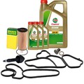 MANN-FILTER Ölfilter Deckel Ölkühler Rep-Set 8L CASTROL EDGE 5W40 M für BMW 3.0D