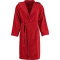 Vossen Bademäntel unisex Kurzmantel mit Kapuze Texas purpur - 3705 unisex Rot