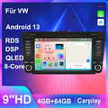 64G Android13 GPS Autoradio Carplay für Skoda Octavia Rapid Roomster Superb Yeti