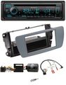 Kenwood Bluetooth DAB CD Lenkrad USB Autoradio für Seat Ibiza conemaragrau