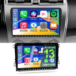 9" Android 13 Autoradio Carplay Navi RDS Für VW Golf 5 6 Polo 6R Touran Tiguan