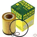 MANN-FILTER Ölfilter mit Dichtung für BMW 7er 745i Li 735i 6er 645 Ci Alpina