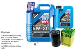 MANN-FILTER Ölfilter 6 L LIQUI MOLY 5W-30 Longtime High Tech für Audi VW 100