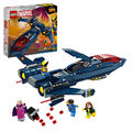 LEGO Super Heroes 76281 X-Jet der X-Men Bausatz, Mehrfarbig