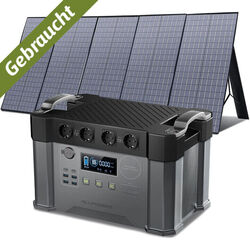 ALLPOWERS Tragbares Powerstation 2000W SolarGenerator 1500wh mit 400W SolarPanel