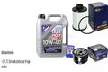 INSPEKTIONSKIT FILTER LIQUI MOLY ÖL 5L 10W-40 für Fiat Idea 350_ 1.9 JTD Punto