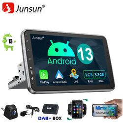 10" Android 13 DAB+ Autoradio 1 DIN GPS Navi WIFI 360° Drehbar Bildschirm Kamera