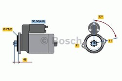 BOSCH Starter Anlasser Startanlage ohne Pfand 0 986 020 280
