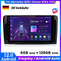 6+128G Android12 Carplay Autoradio GPS Für Mercedes Benz M-Klasse W164 2005-2012