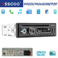 Autoradio 1 DIN Mit Bluetooth CD DVD MP3 Player USB Bluetooth FM AUX Eingang SD