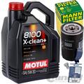 MANN ÖLFILTER HU719/30+MOTUL 5W30 ÖL für VW T5 TOURAN GOLF 4 5 6 AUDI A3 A4