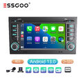 Autoradio Android 13 Carplay Für Audi A4 S4 B6 B7 RS4 8E 8H GPS Nav WIFI KAM RDS