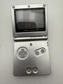 357/.  Nintendo Game Boy Advance SP Silber Handheld-Spielkonsole AGS 001